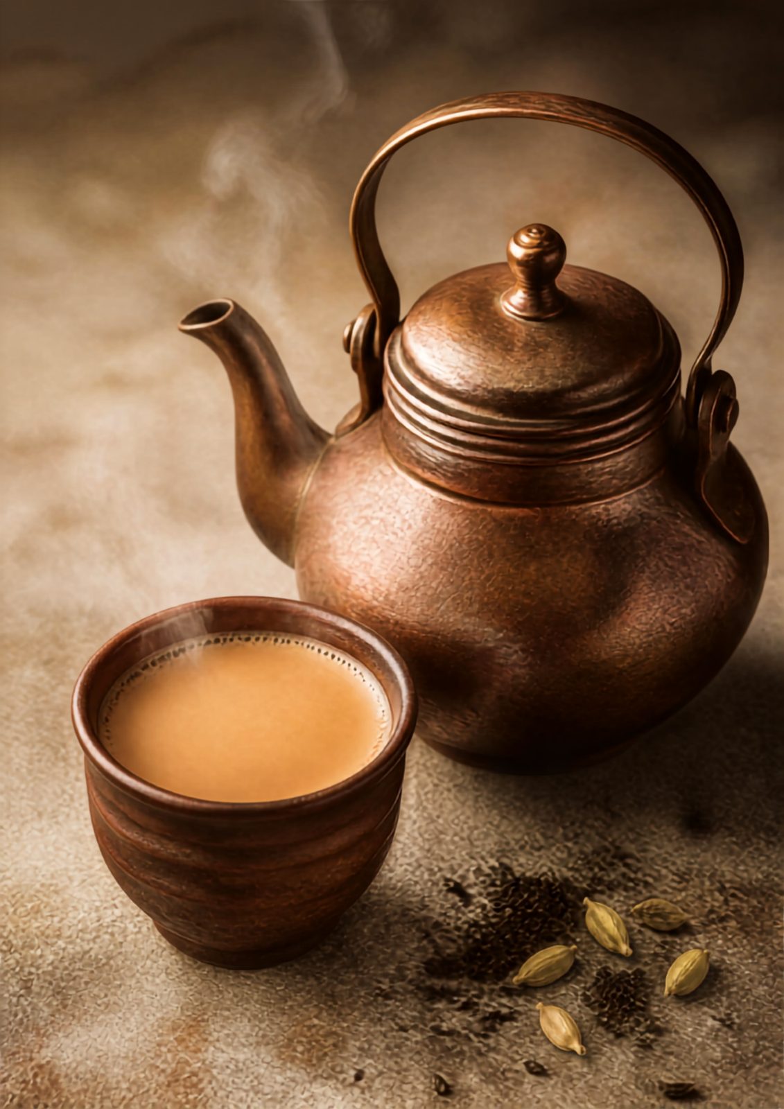 Chiya, milk (pot)